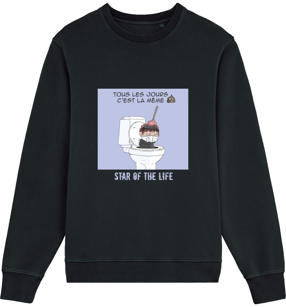 Sweatshirt Pvrplevision x star of the life