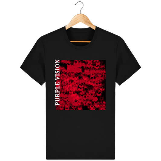 T-shirt Pvrple vision red vision