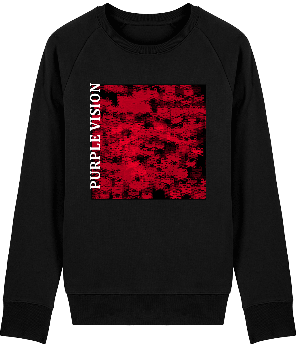 Sweatshirt Pvrple vision red mode