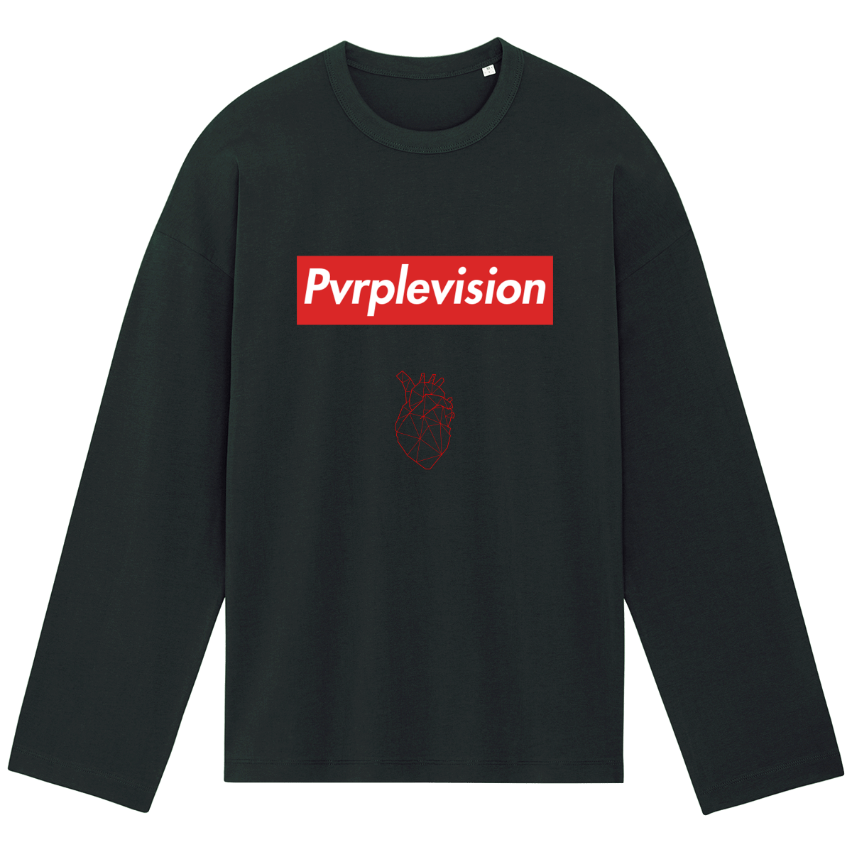 T-Shirt pvrple vision heartless