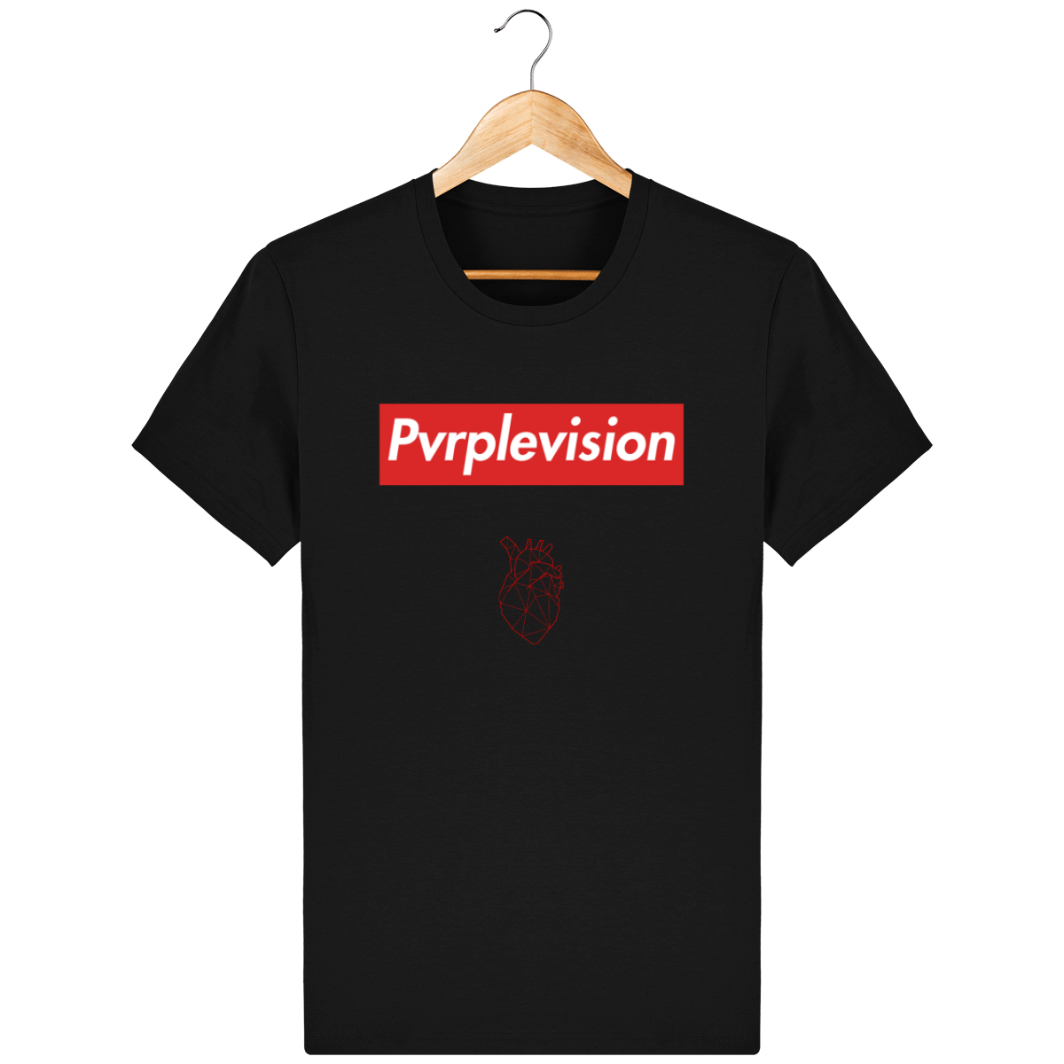 T-Shirt pvrple vision heartless